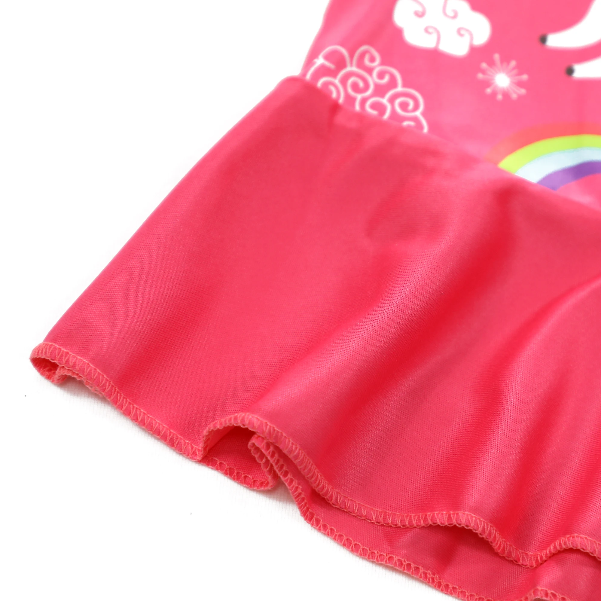 Summer New Short Sleeve Cartoon Girls Dress Kids Clothes Baby Unicorn Princess Dresses for Vestido Infantiil | Детская одежда и