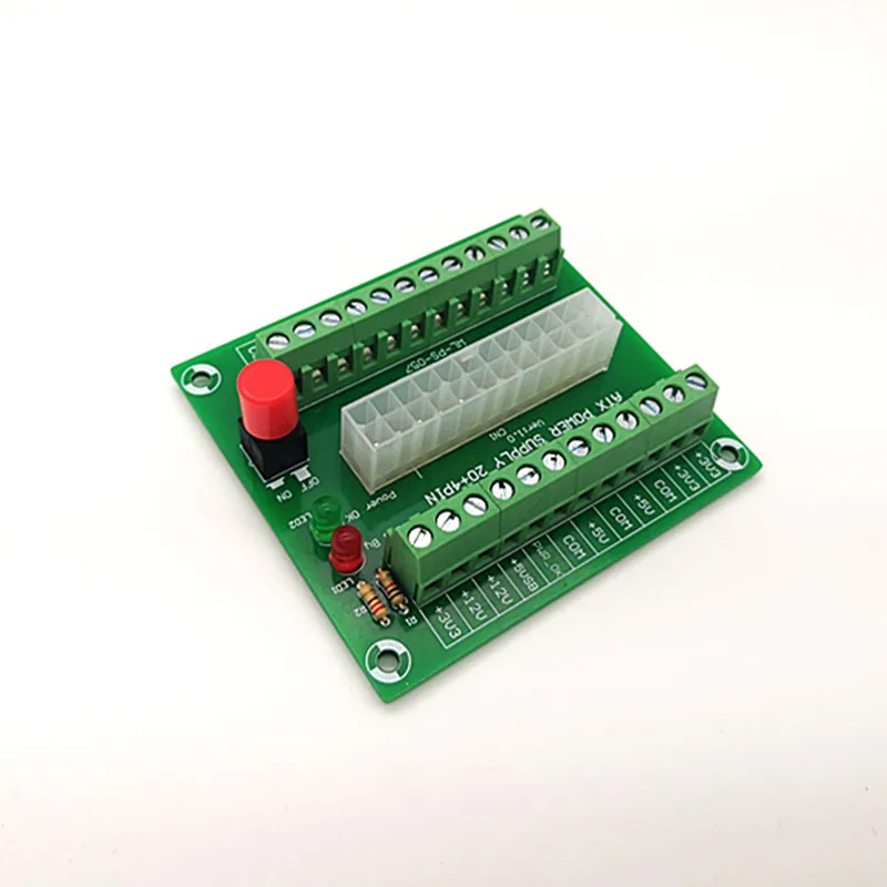 24/20-pin ATX DC блок питания коммутационная плата модуль 24Pin ATX к клеммному блоку