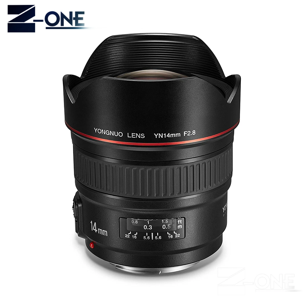 Сверхширокоугольный объектив YONGNUO 14 мм F2.8 YN14mm Автофокус AF MF металлический с