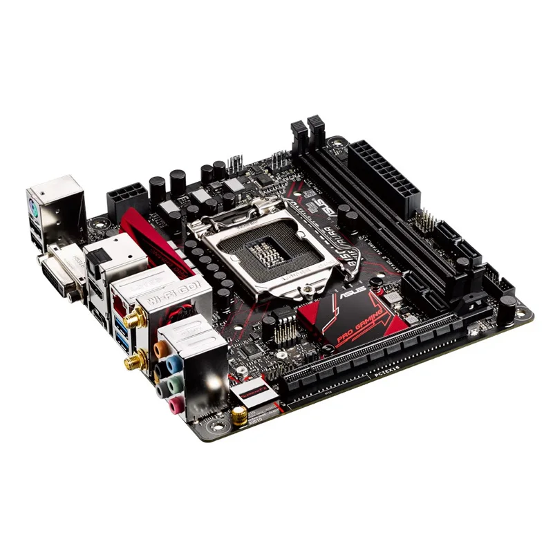Asus B150I PRO игровая/WiFi/AURA 1151 DDR4 RGB 17*17 мини материнская плата б/у 90% новая|Материнские