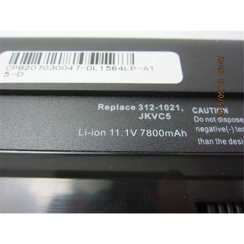 HSW 7800mAh 9 Аккумулятор для ноутбука DELL Insprion 1564, JKVC5 для Inspiron 14(1464) 15(1564) 17(1764) батарея