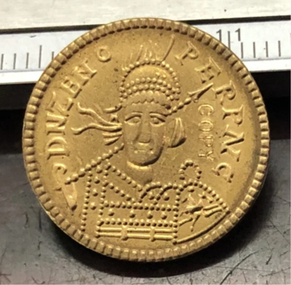 490 год остроготическое Королевство 1 Solidus Thoderic/с именем Zeno Copy Coin|Безвалютные