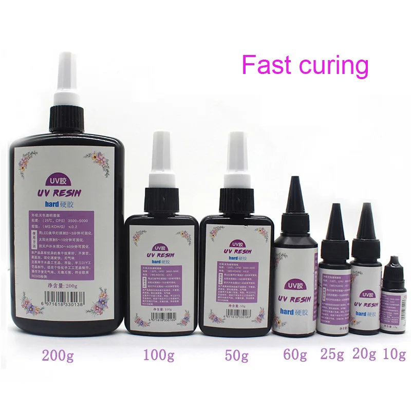 

High DIY UV Ultraviolet Resin Curing Solution Quick-drying Non-toxic Sunlight Activated Hard UEJ