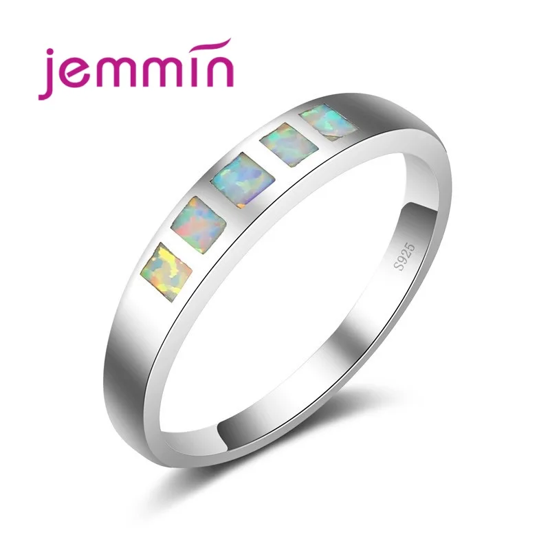 Женское и мужское кольцо из серебра 925 пробы с белым опалом|ring fashion|ring forrings for women |