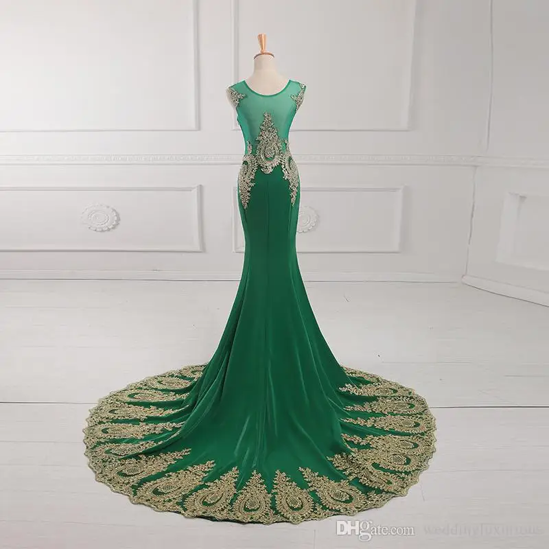 Халат де вечер Сексуальный Спинки Рукавов Бато Длинные Бирюзовый Партия Dress