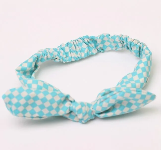 Декоративный головной убор для девочек с ушками кролика, резинки и ободки для волос, орнаменты в виде головных повязок для новорожденных и детей.