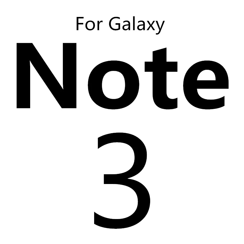 Высококачественная защитная пленка из закаленного стекла для samsung Galaxy J1 J3 J5 J7 A5 S3 S4 S5 NEO S6 Grand Prime G531 - Цвет: NOTE3