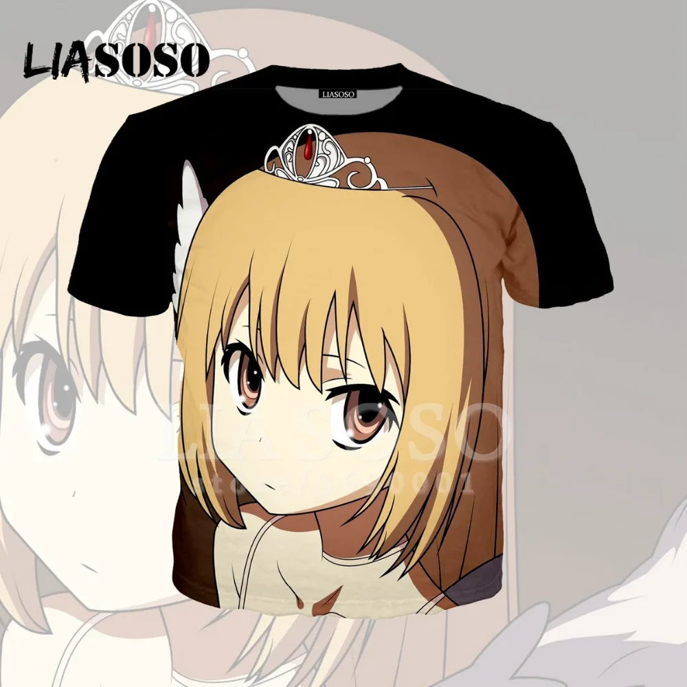 LIASOSO 3D принт для женщин и мужчин аниме тигр дракон милая девушка Айсака Тайга