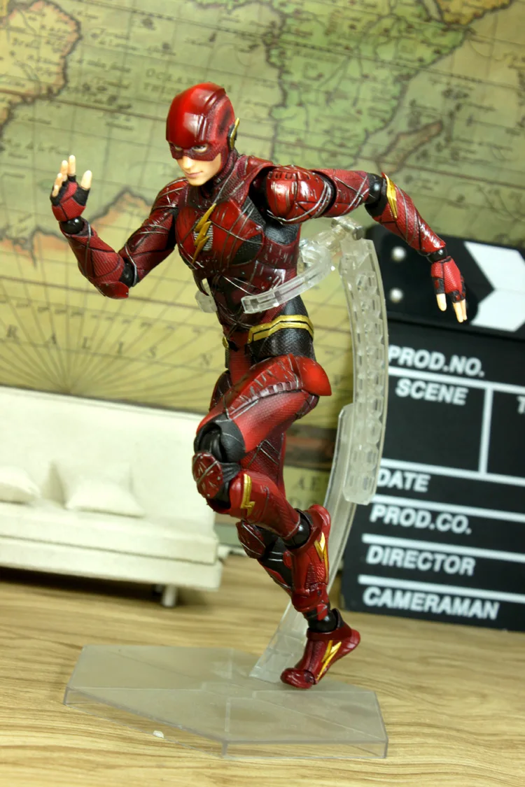 Оригинальный Play Arts Kai Justice League Барри Аллен ПВХ игрушка 25 см аниме-модель фильма