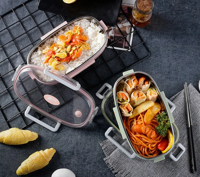 UPORS Портативный Ланч-бокс герметичный 304 из нержавеющей стали Bento box контейнер для еды японский офис школьный Ланч-бокс для детей