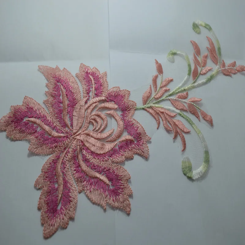 (2 шт./лот) свадебное платье украшенные изысканной розового цвета с аппликацией в