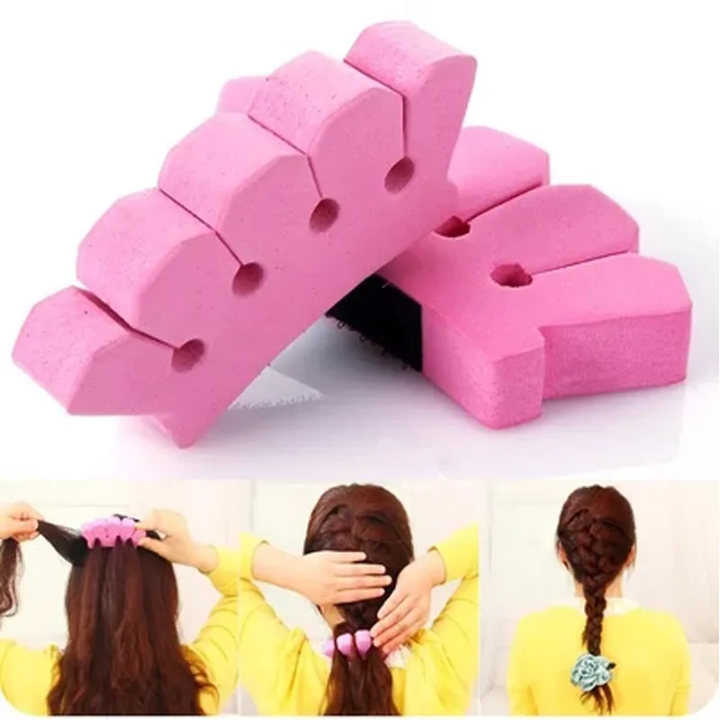 Хит! Женский DIY волос твист булочка делая гребень конский хвост Булочка чайник