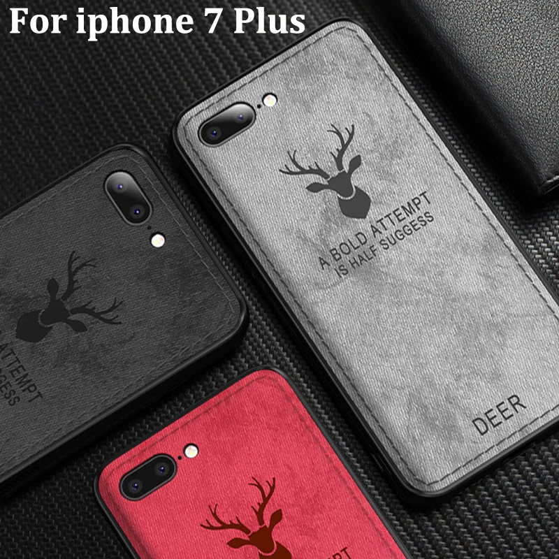 Чехол для iphone 7 plus 7plus мягкий чехол телефона iphone7 защитная задняя крышка тканевые +