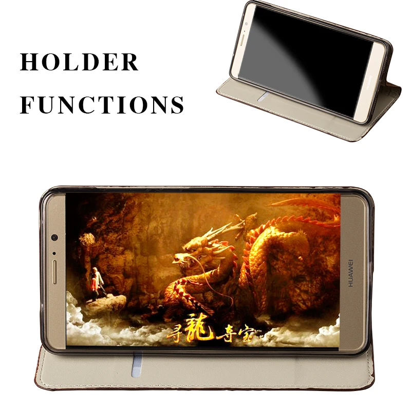 Роскошный чехол с Головой Дракона Для HUAWEI Honor 7X 8 9 lite 10 книжка для Mate P8 P9 P10 P20 Lite Pro P