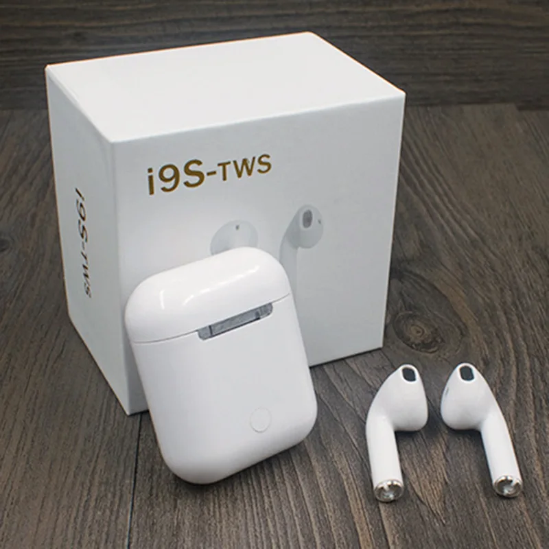 I9s TWS наушники мини беспроводные Bluetooth наушники гарнитуры стерео супер бас наушники беспроводные для IPhone Xiaomi huawei samsung - Цвет: Белый