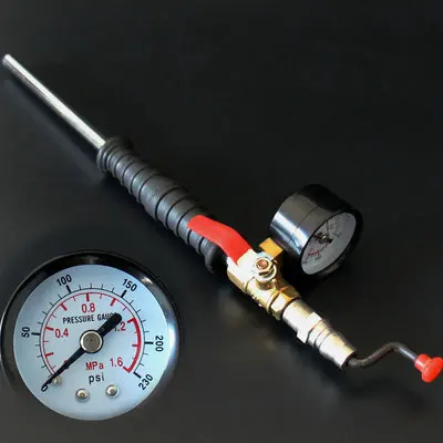 С столом ручной коленчатый наконечник для накачивания шин refilling стержень