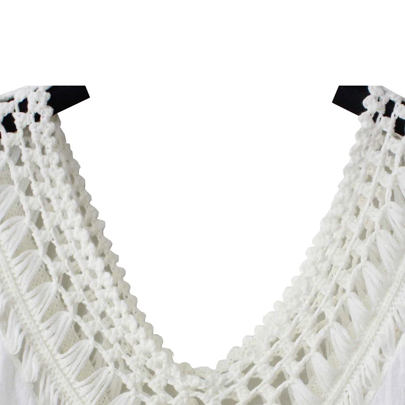 Кимоно Boho вязаная крючком блузка женские блузки топы хиппи дешевая одежда Китай