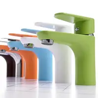 free shipping colorfull brass bathroom wash basin faucet water mixer plumbing sink faucet tap some colors for choices