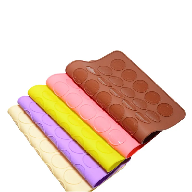 30 отверстий круглые силиконовые антипригарные коврики для выпечки коврик