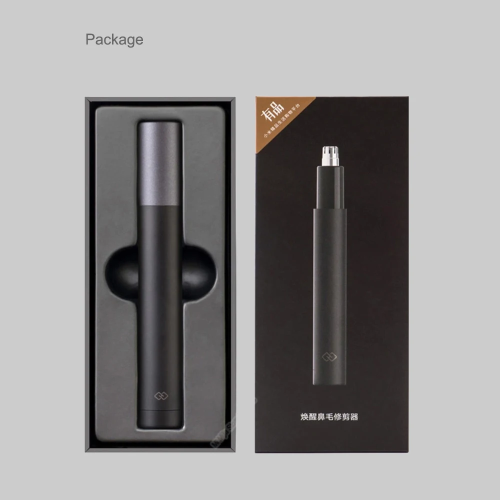 Xiaomi Mijia, Электрический мини триммер для волос в носу, HN1, портативная Бритва для ушей в носу, машинка для стрижки, водонепроницаемый безопасный очиститель, инструмент для мужчин
