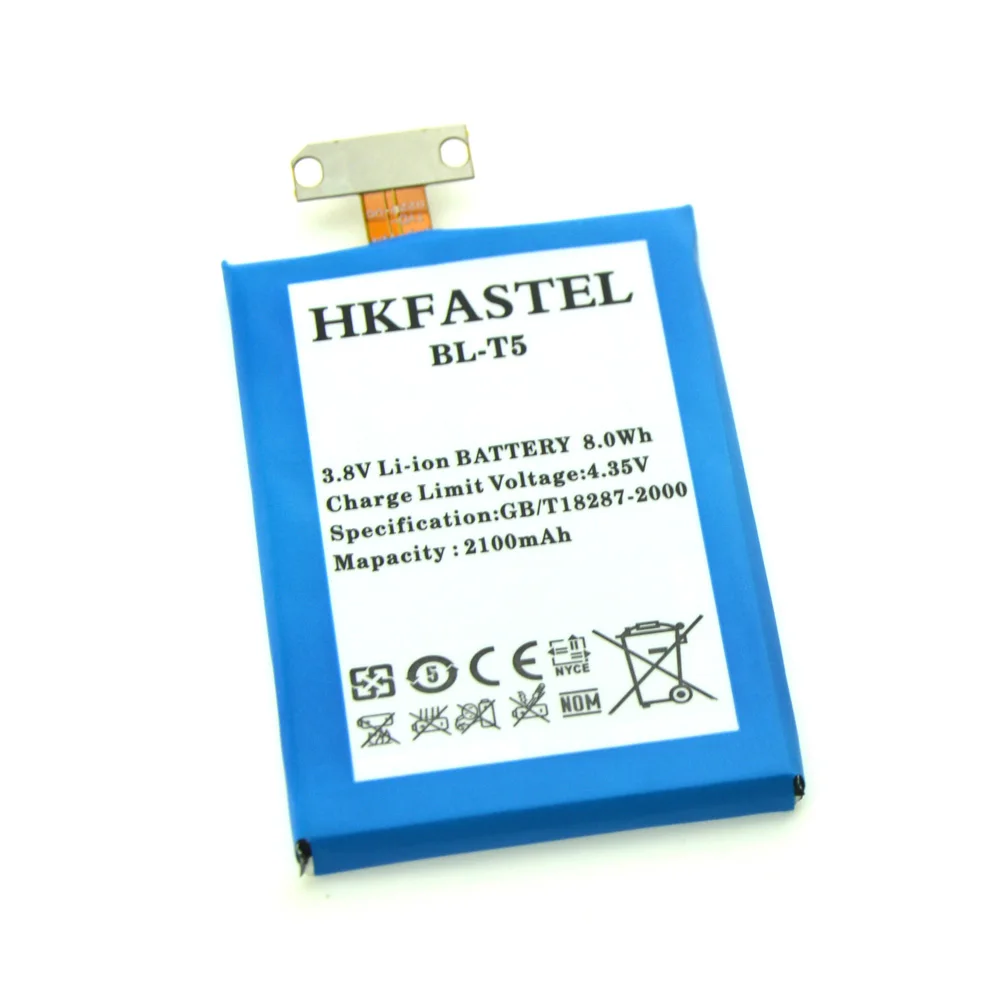 HKFASTEL Новый BL-T5 T5 литий-ионный аккумулятор для мобильного телефона Батарея LG Nexus 4