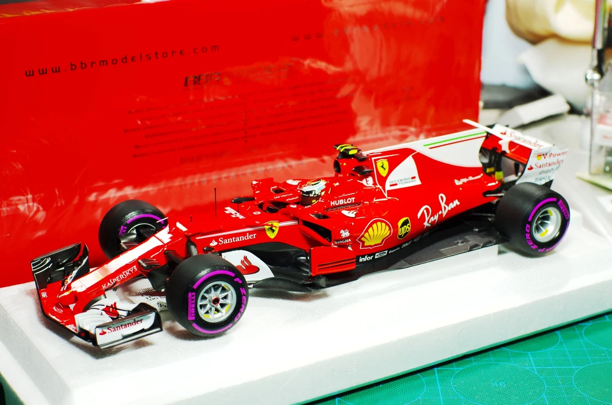 BBR металлическая Коллекция Модель 1/18 для Ferrari SF70-H австралийская станция KIMI Raikkonen F1 формула 1 гоночная модель
