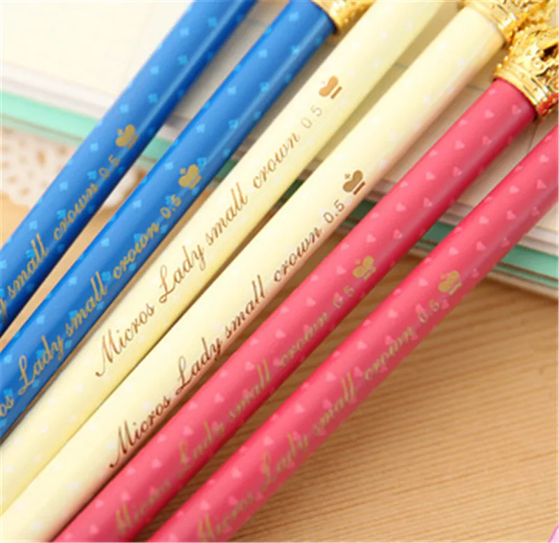 3 шт. Корейский Творческий Прекрасный Корона механический карандаш школы милые