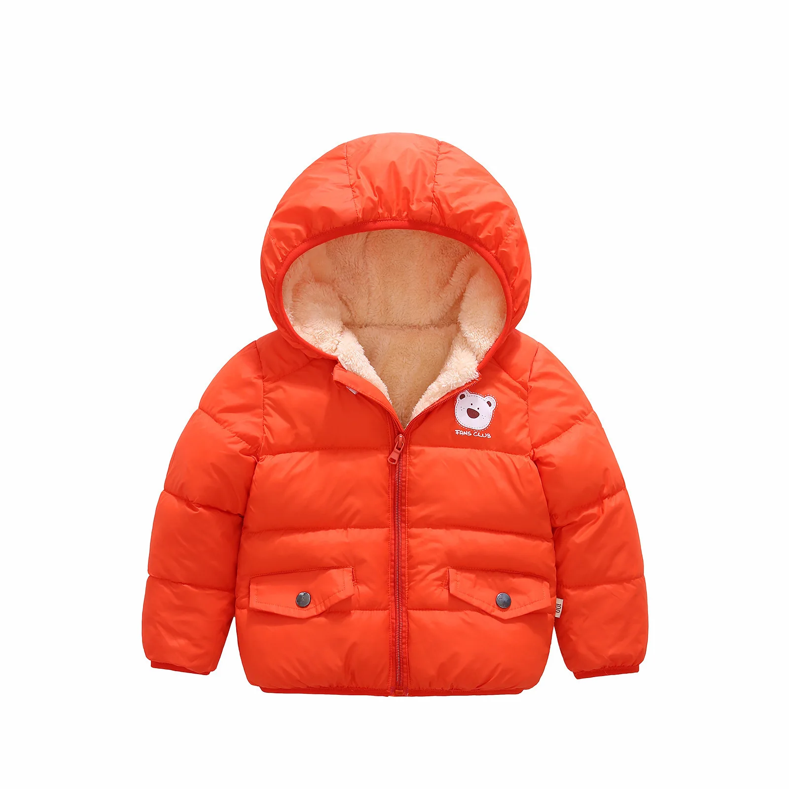 Зимние пальто для маленьких девочек модные толстые бархатные куртки мальчиков