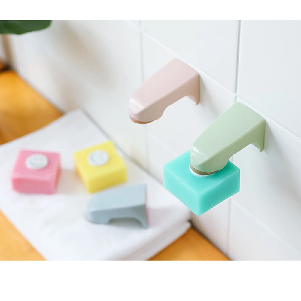 Магнитные держатели для мыла настенный стеллаж хранения с наклейкой мыльные