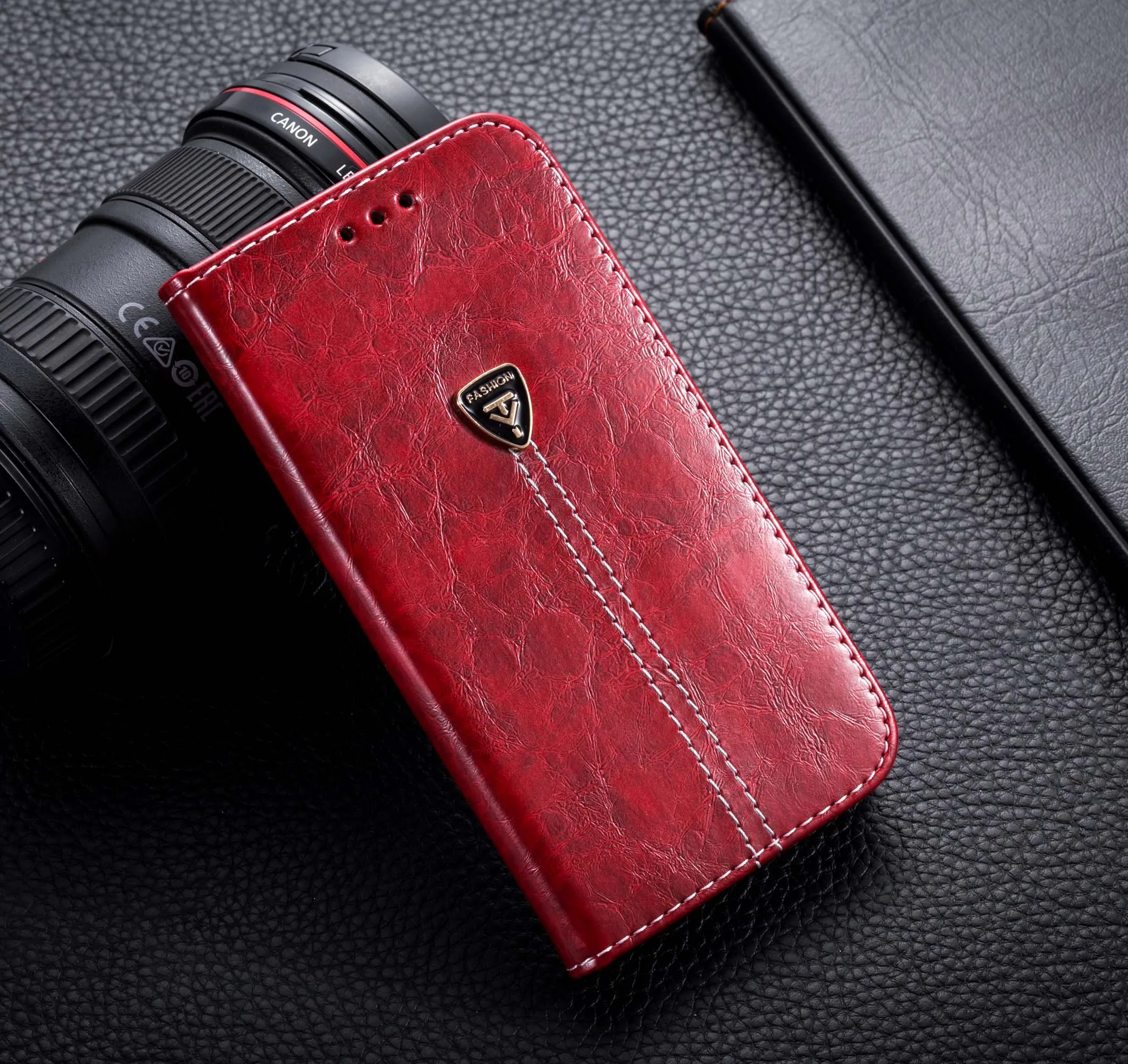 PU Leather Case For ORANGE DIVE 71 / ZTE Blade A506 Flip Stand Cover Wallet with Magnetic Closure Full-Body Protect New | Мобильные