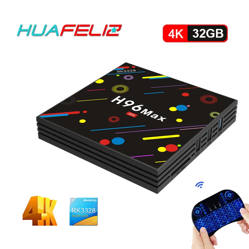 H96 MAX H2 Android 7 1 ТВ коробка 4 ГБ 32 ГБ/64 RK3328 ядра К Smart BT 0 2 5 г/5 г WI-FI телеприставки PK x92 X96 |