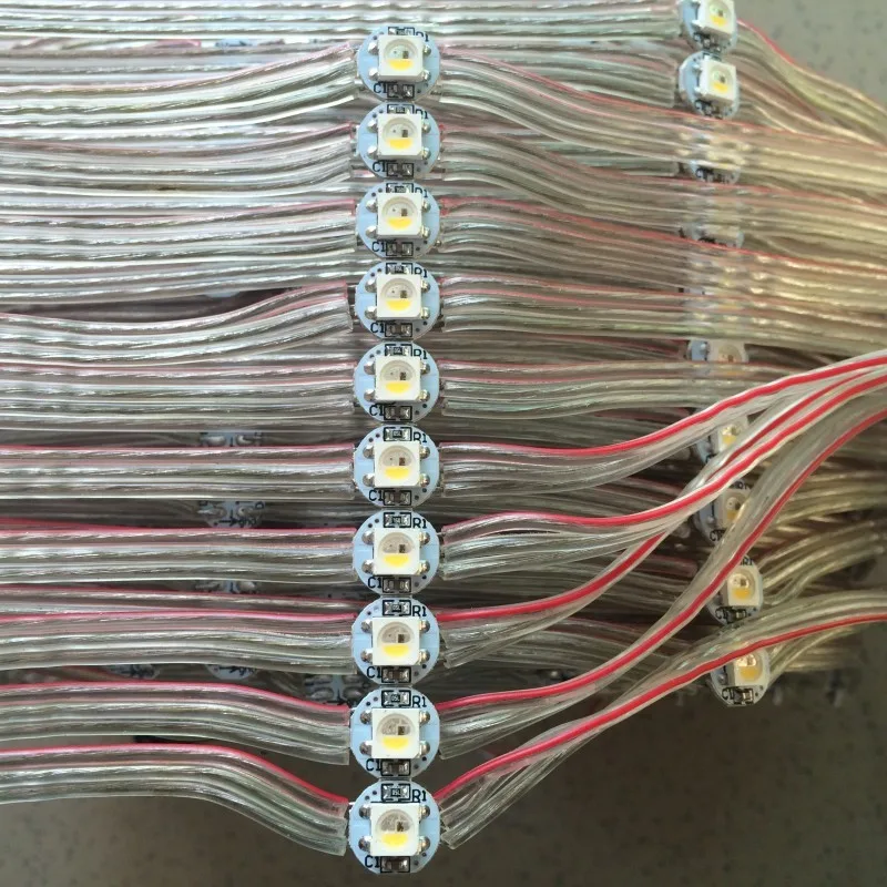 50 x SK6812 предварительно припаянный адресный неделимый RGBW светодиодный светильник нейтральный белый WWA пиксельный модуль панель мини доска 5 В
