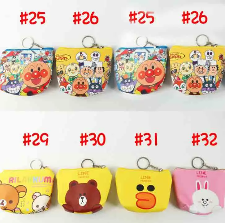 1 шт. Kawaii Cat двойная звезда My Melody Anpanman чехол-кошелек для мелочи на молнии кошельки канцелярские сумки для монет держатели для карт