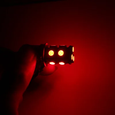 Красный Аксессуары для мотоциклов Универсальный изменение светодиодный 12V поворотник светильник лампочка 13 штук светильник яркий светодиодный лампы - Цвет: Красный