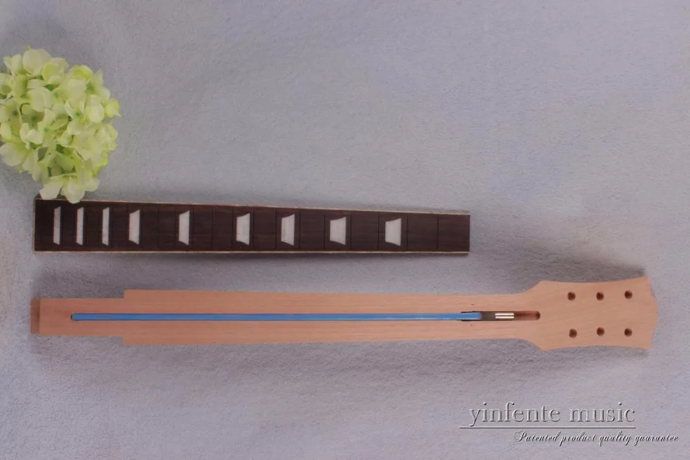 DIY электрическая гитара Шея из твердой древесины 22 лада 24 75 ''Fretboard Truss Rod | Отзывы и видеообзор