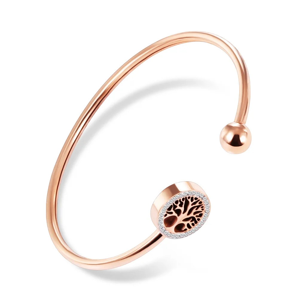 Женский браслет из нержавеющей стали Pulseira Mujer Moda прозрачный с кристаллами и