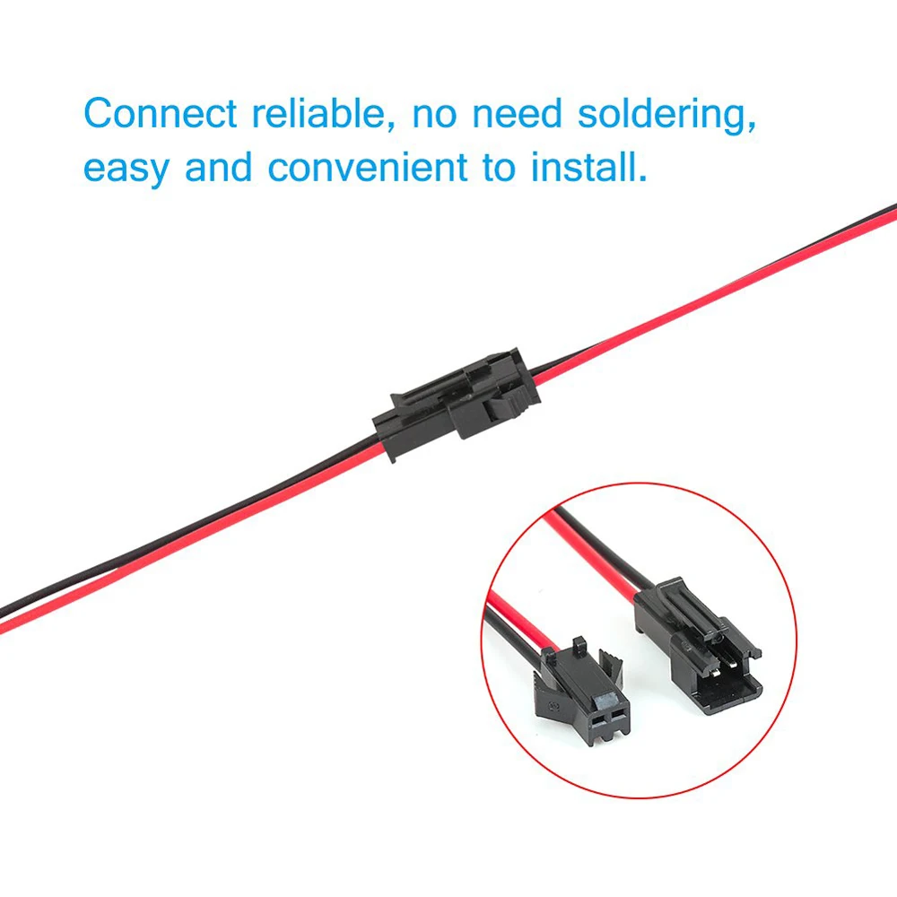 2pin/3pin/4pin/5pin JST SM Connector Cable Male &amp Female Plug Wire For WS2812B WS2811 rgb rgbw single LED Strip | Обустройство