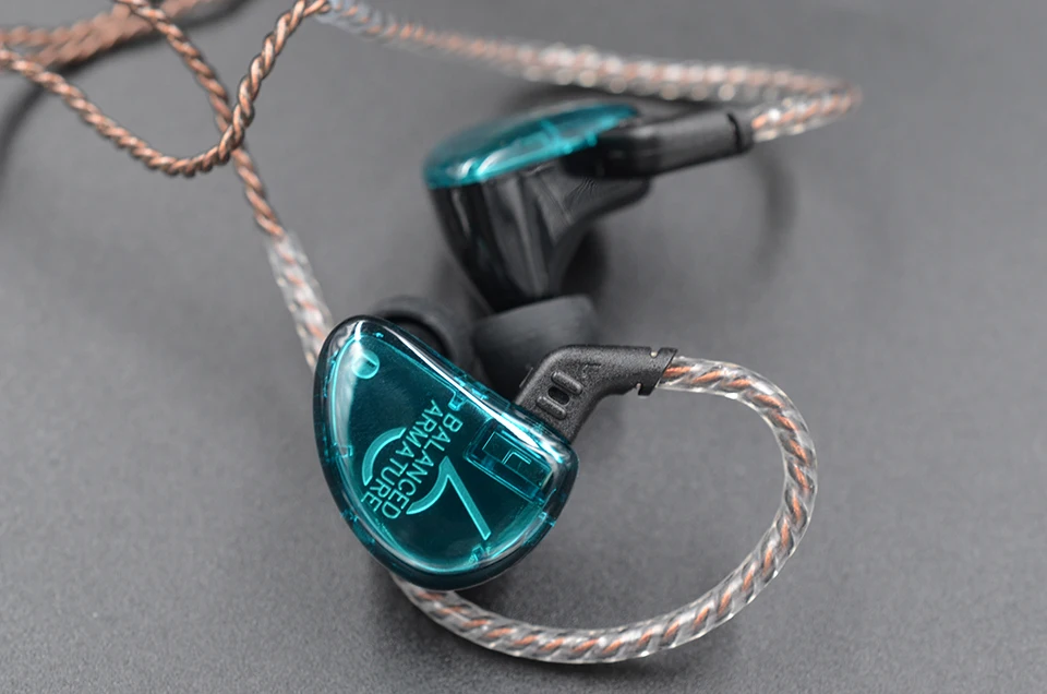 KZ AS06 наушники с сбалансированной арматурой 3BA драйвер HIFI бас наушники в ухо монитор Bluetooth гарнитура с шумоподавлением наушники