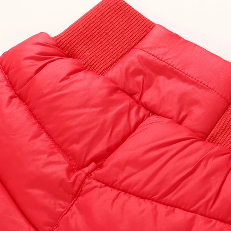 HH/детские брюки для девочек и мальчиков Длинные штаны Зимняя теплая пуховая