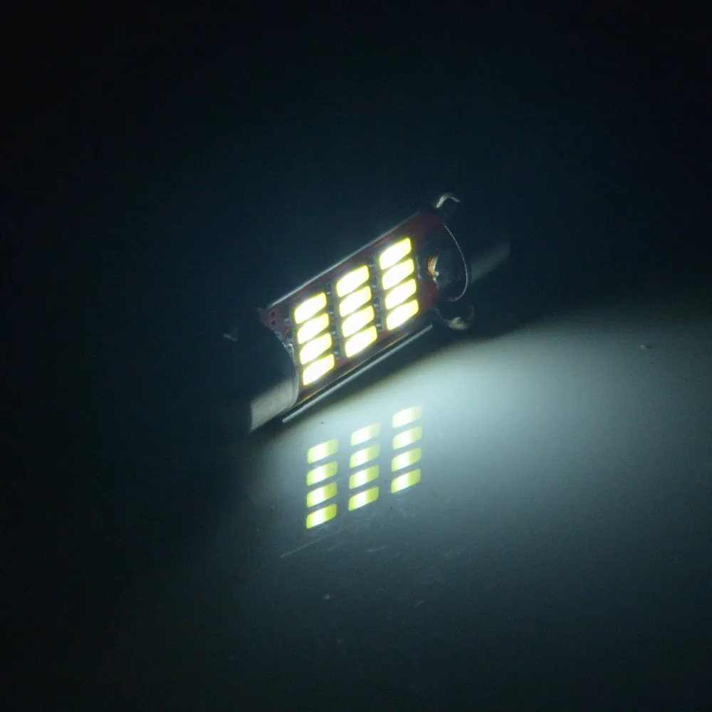 1x светодиодная гирлянда Размеры 36 мм/39 мм/41 мм купол светильник 12SMD 4014 SMD CANBUS