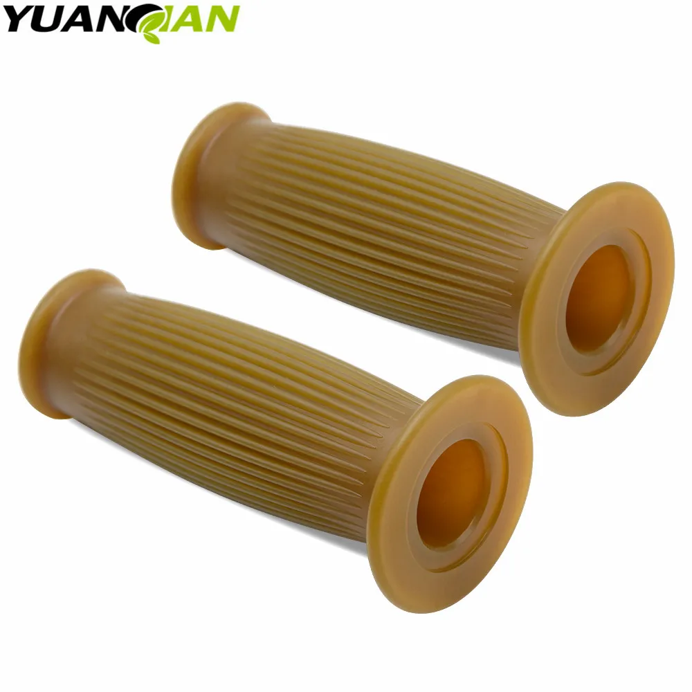 Новые винтажные мотоциклетные ручки Cafe Racer с резиновой ручкой 7/8 дюйма 22 мм для