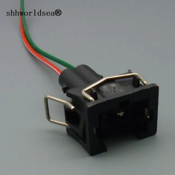 Shhworldsea 4/10/30/50/100 шт 2 pin 3 5 мм Автомобильный жгут проводов разъем авто сопло датчика