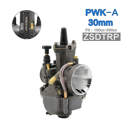A-30mm Alconstar-21 24 26 28 30 32 34 мм серый серебристый мотоцикл PWK Карбюратор с power Jet Carb для 2 T/4 T двигатель для Kawasaki KTM EXC - Цвет: A-30mm