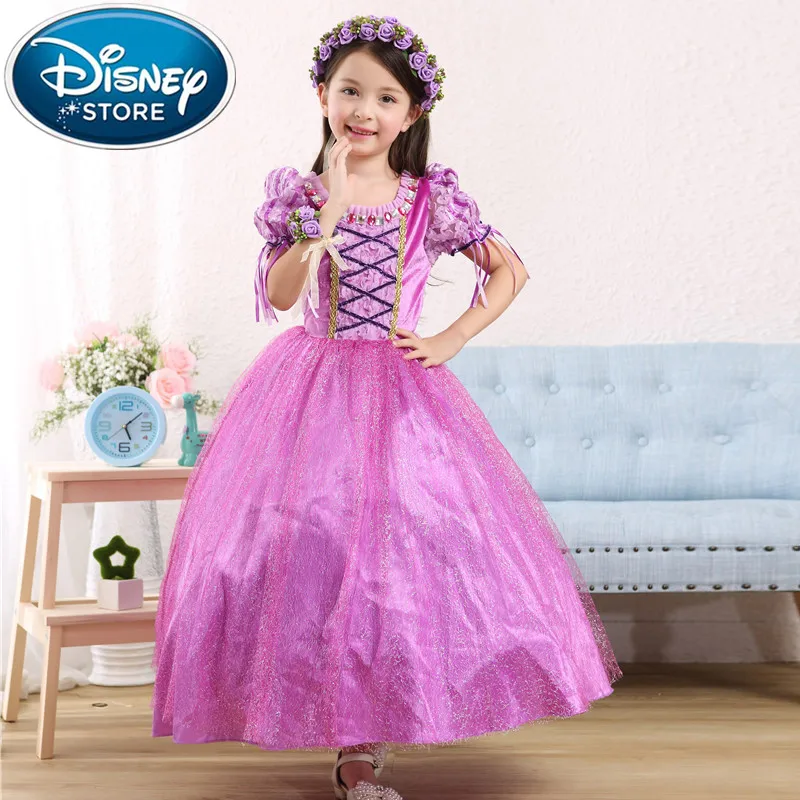 Летнее Детское платье для девочек Disney Холодное сердце платья с Золушкой Снежной