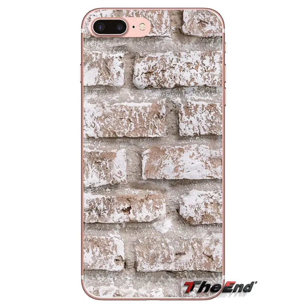 Кирпичные обои мягкие прозрачные чехлы Чехлы для iPod Touch Apple iPhone 4 4S 5 5S SE 5C 6 6S 7 8 X XR XS