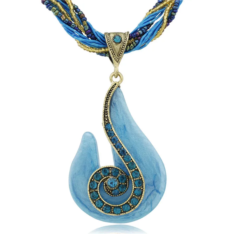 Dormon женские бронзовые бусины в форме музыкальных нот шнур веревочная цепочка