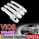 Хромированная ручка для Toyota VIOS 2002 - 2017 XP40 XP90 XP150 Soluna Vios Belta 2008 2012 2014, аксессуары для стайлинга автомобиля