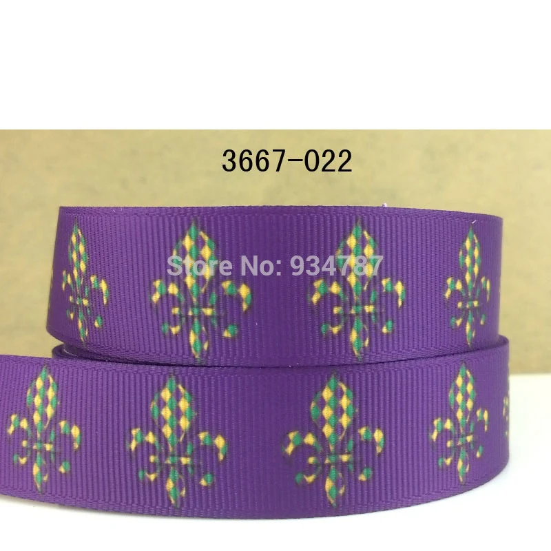 3667 50 ярдов в Размер напечатанный grosgrain ленты 18255 - Цвет: 3667