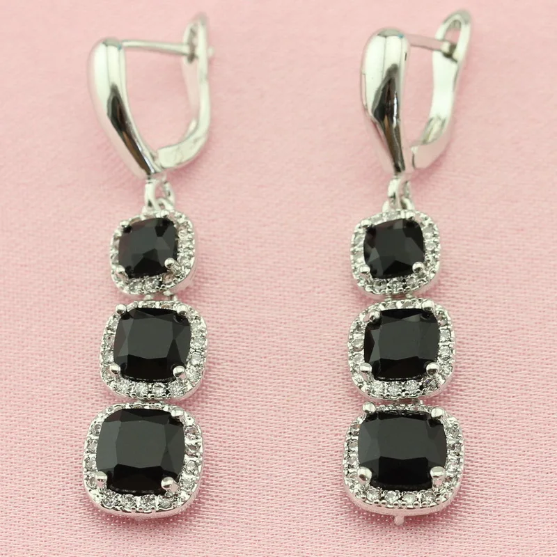 Женский ювелирный комплект из колье серёг и браслета с фианитом|colorful jewelry sets|jewelry