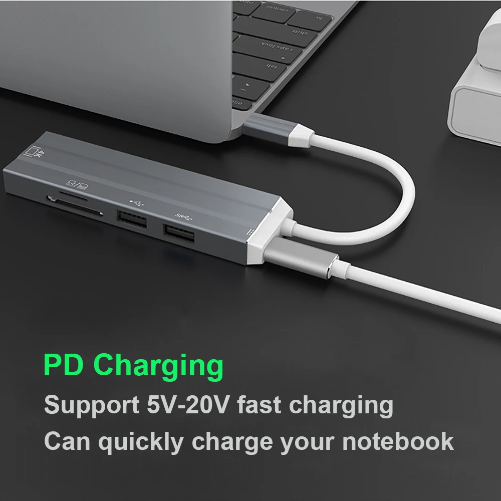 OULLX USB 3 1 Мульти концентратор сплиттер с разъемами типа C SD Micro кардридер ПК